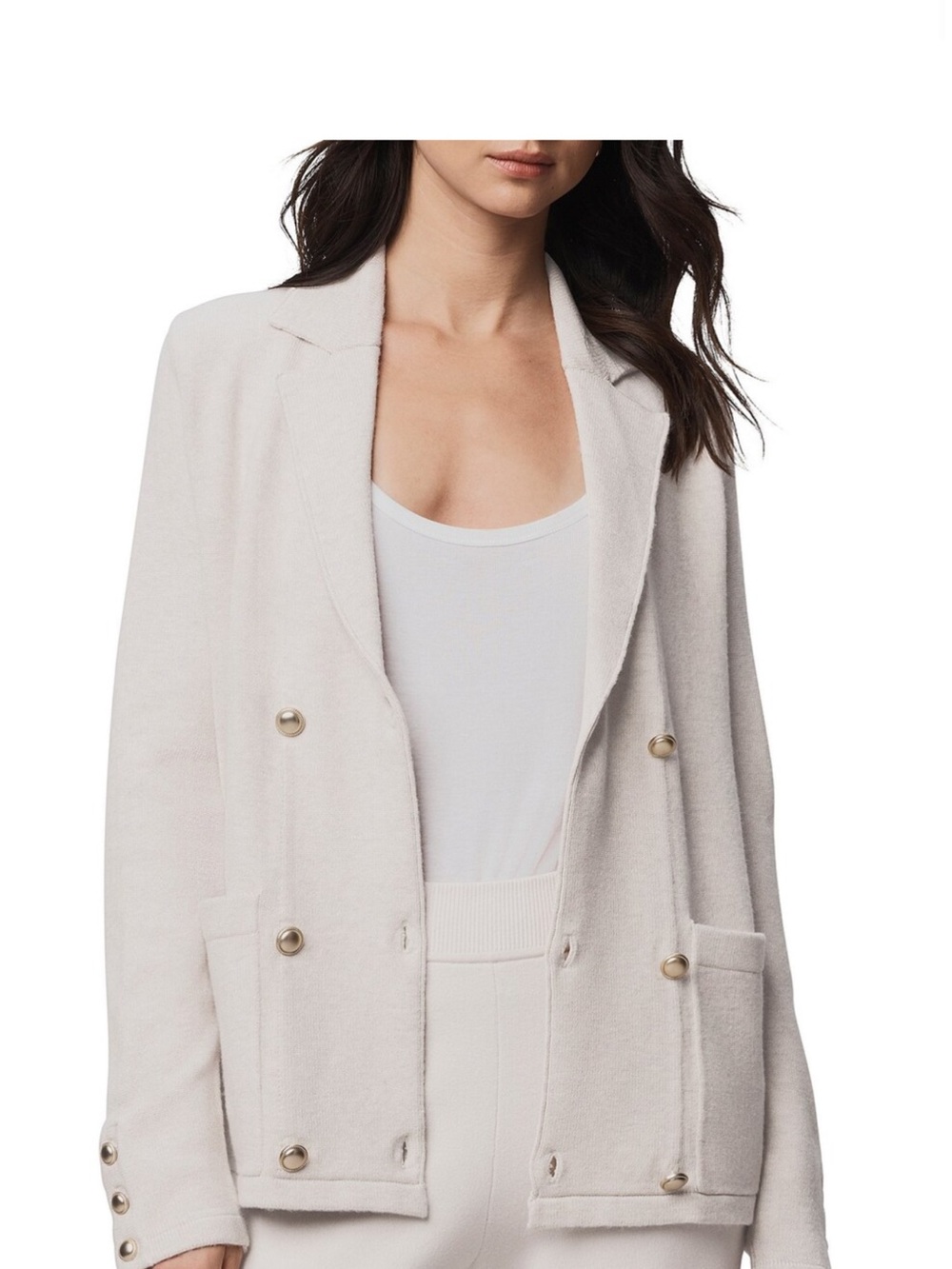 Splendid Hannah Knit Notch Collar Long Sleeve Sweater Blazer XS NWT